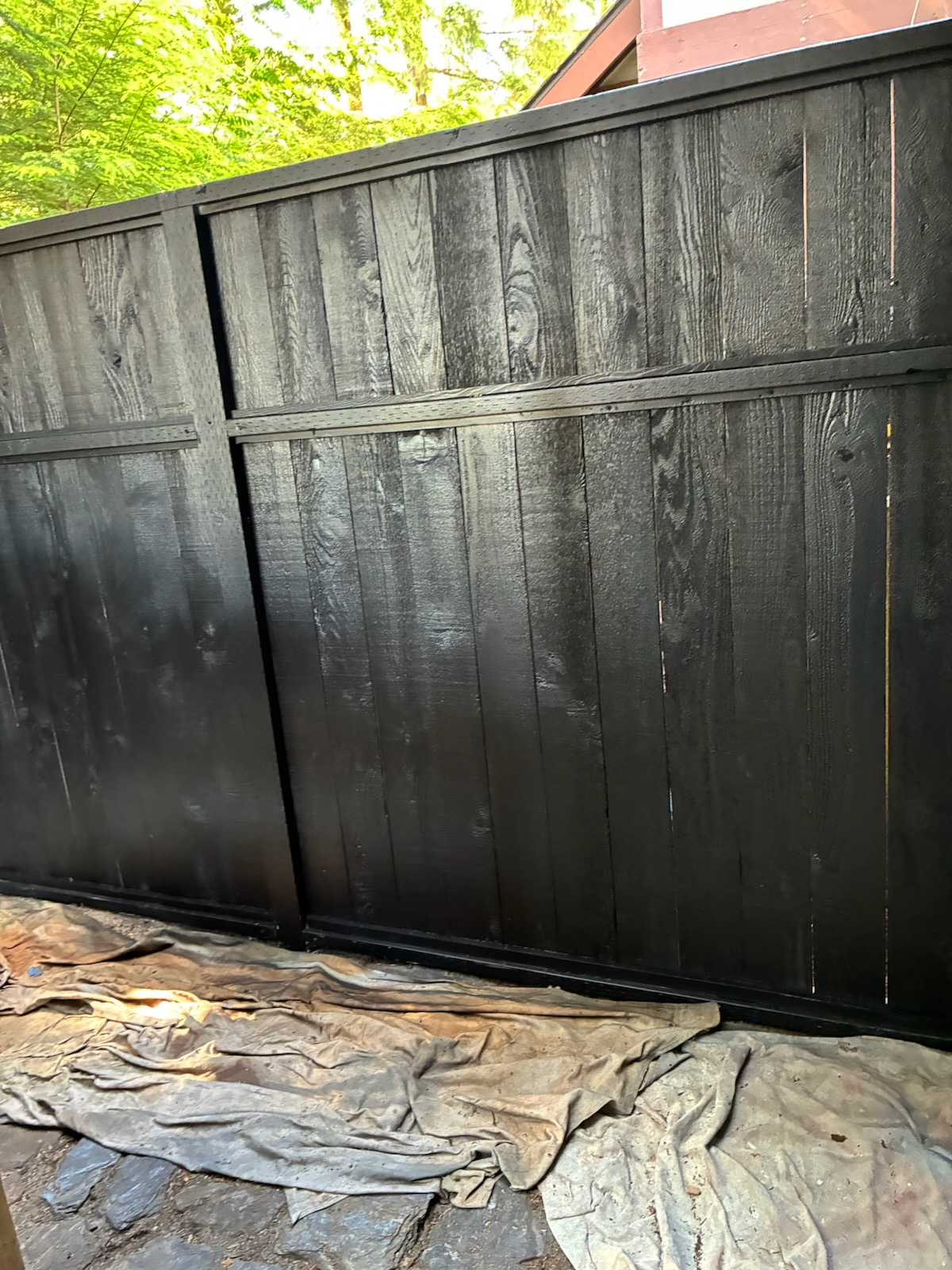 Home exterior after repainting