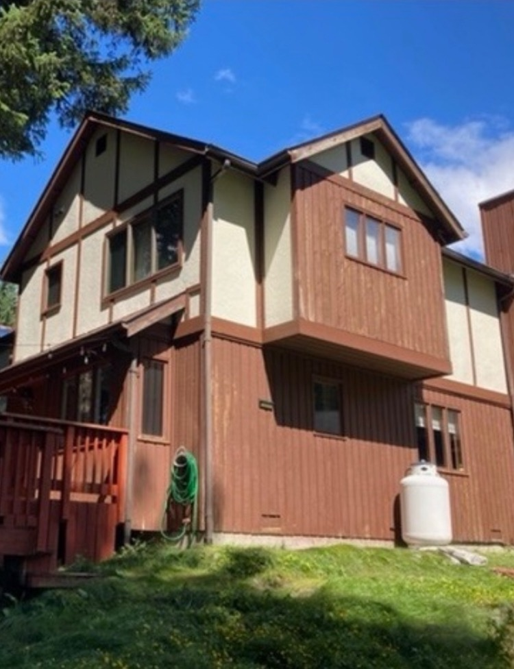 House exterior before painting